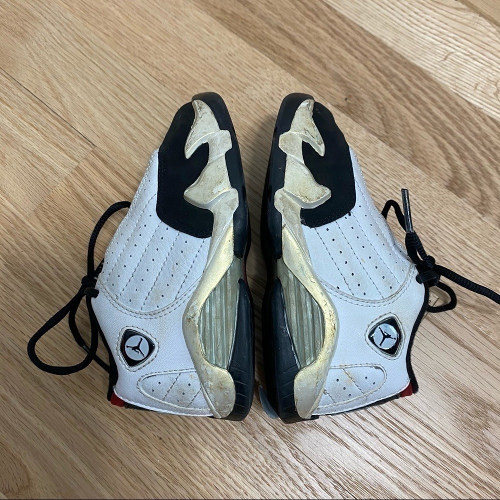 Air Jordan 14 Retro Black Toe 8C Sneaker Nike Kid - Picture 4 of 9